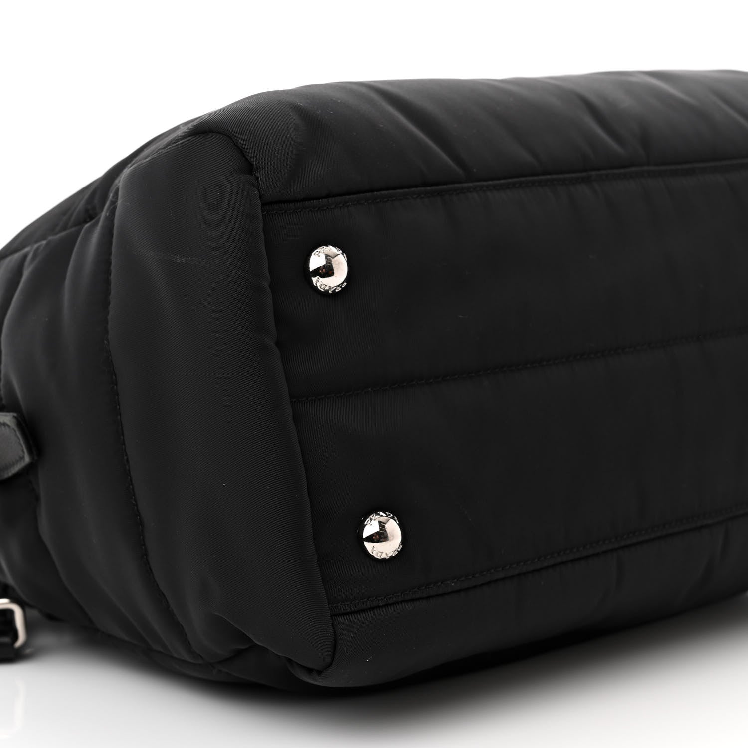 Prada Tessuto Nylon Bomber Tote Black 8 of 12