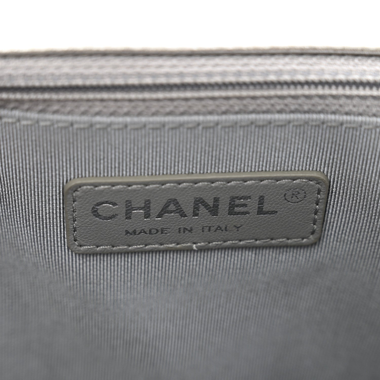 Chanel Metallic Calfskin Quilted Large Boy Flap Silver 7 of 12