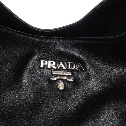 Prada Soft Calf Chain Tote Nero Black 5 of 8