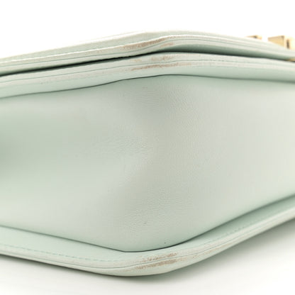 Chanel Lambskin Quilted Medium Boy Flap Light Green 9 of 16