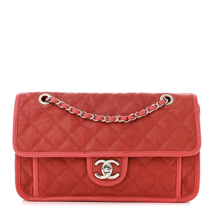 Chanel Caviar Quilted Medium French Riviera Flap Red 1 of 12