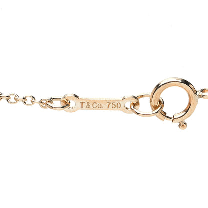 Tiffany 18K Yellow Gold Sapphire Small Victoria Necklace 7 of 10