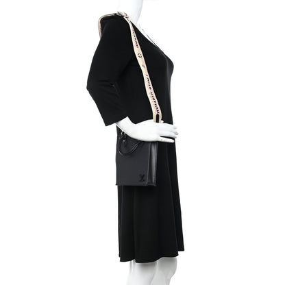 Louis Vuitton Epi Jacquard Petit Sac Plat Black 2 of 9