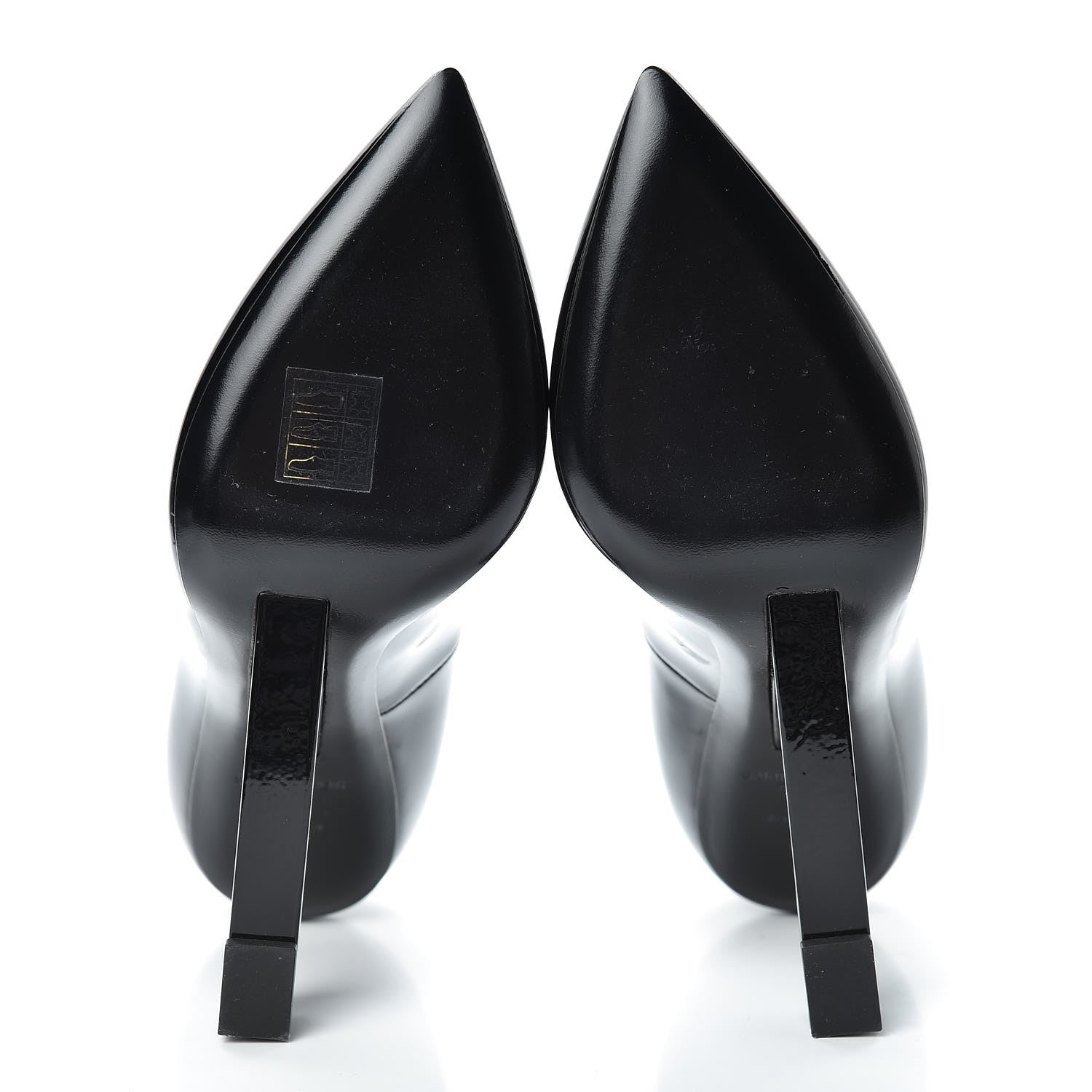 Saint Laurent Patent Opyum Appelle Moi Ankle Strap Pump 36 Black 5 of 9