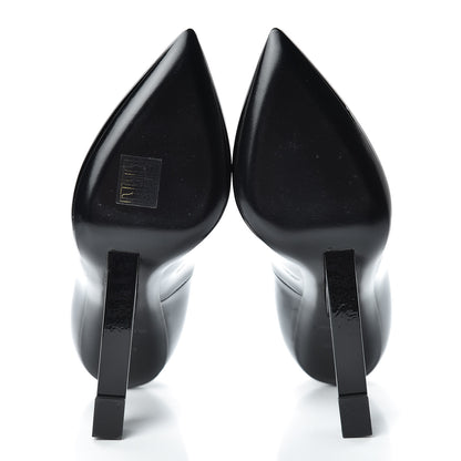 Saint Laurent Patent Opyum Appelle Moi Ankle Strap Pump 36 Black 5 of 9