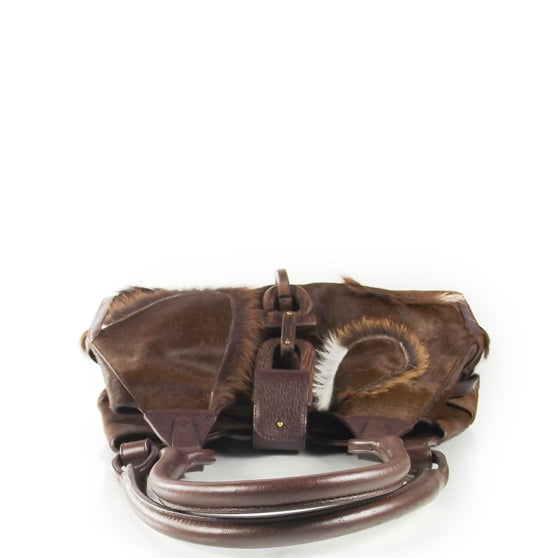 SALVATOREFERRAGAMOHorseHairShoulderBag