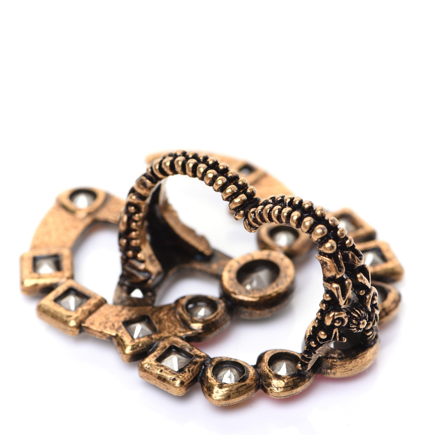 Gucci Crystal Double G Ring M Multicolor 5 of 5