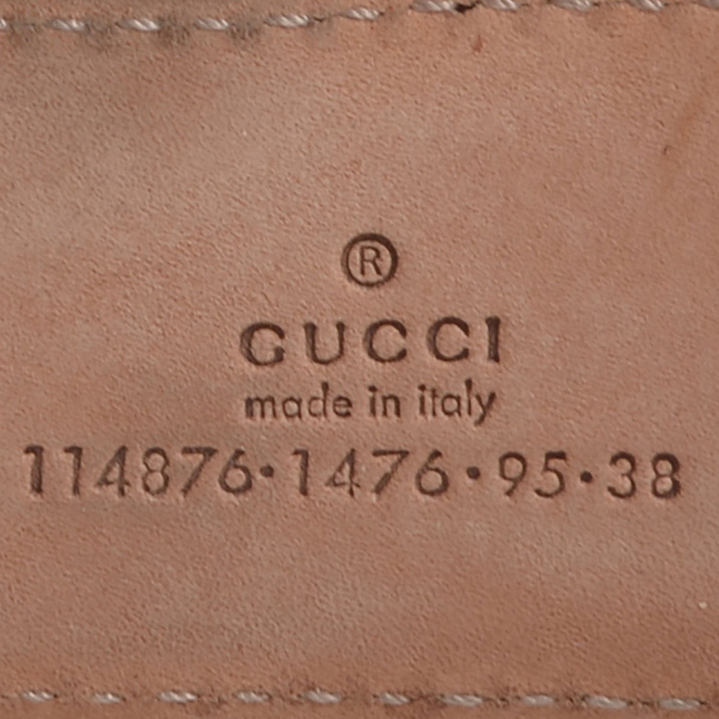 Guccissima GG Belt 95 38 Silver