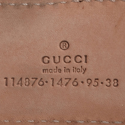 Gucci Guccissima GG Belt 95 38 Silver 4 of 5