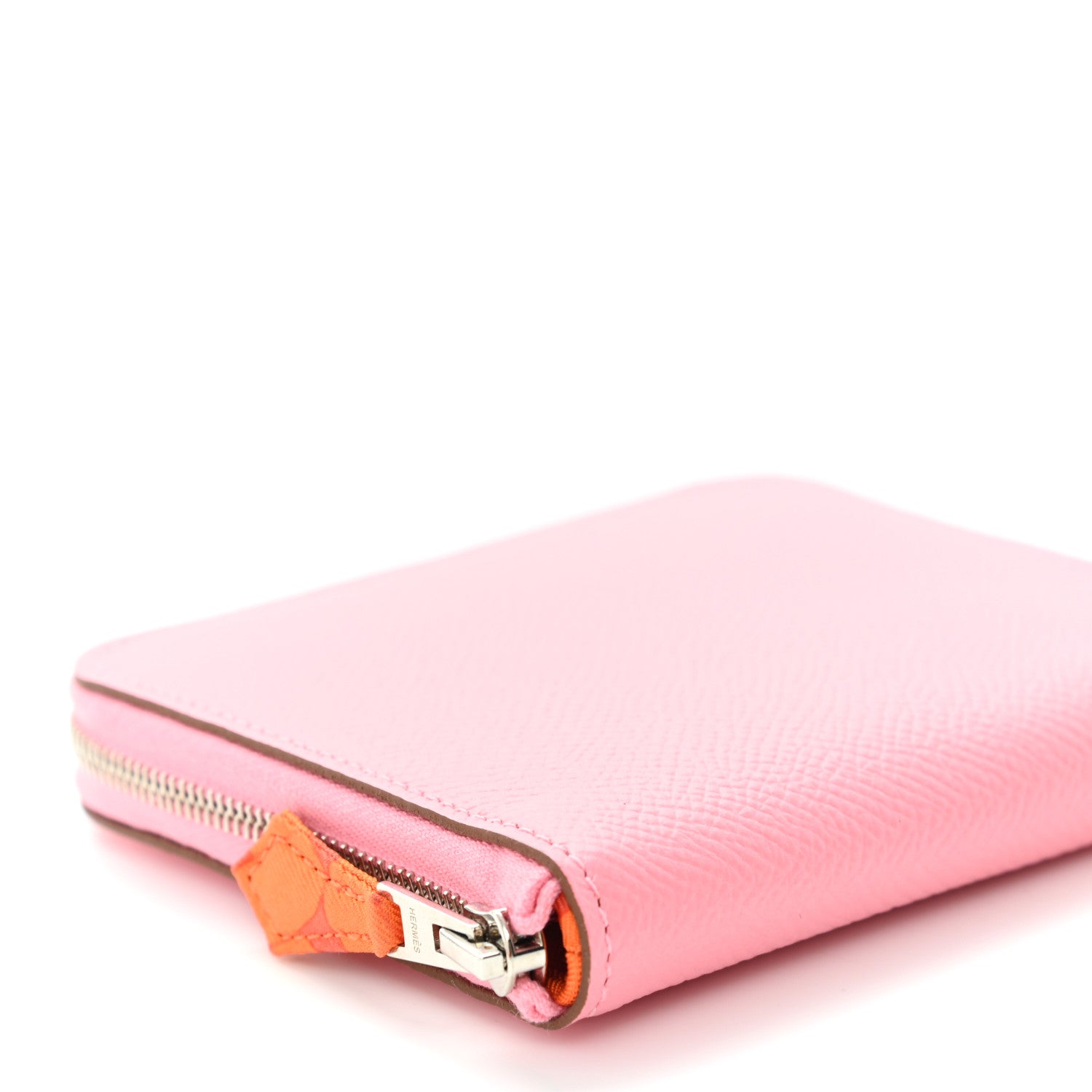 Hermes Epsom Silk'in Compact Wallet Rose Confetti 8 of 9