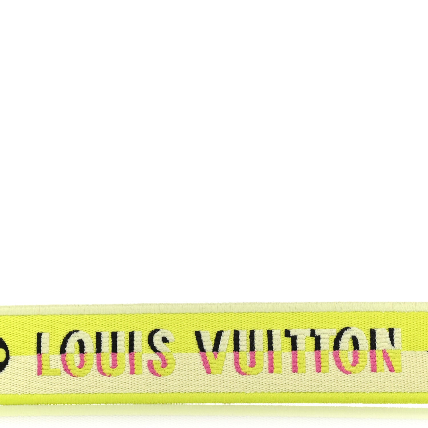 Louis Vuitton Jacquard Alma BB Shoulder Strap Yellow Citron 4 of 4