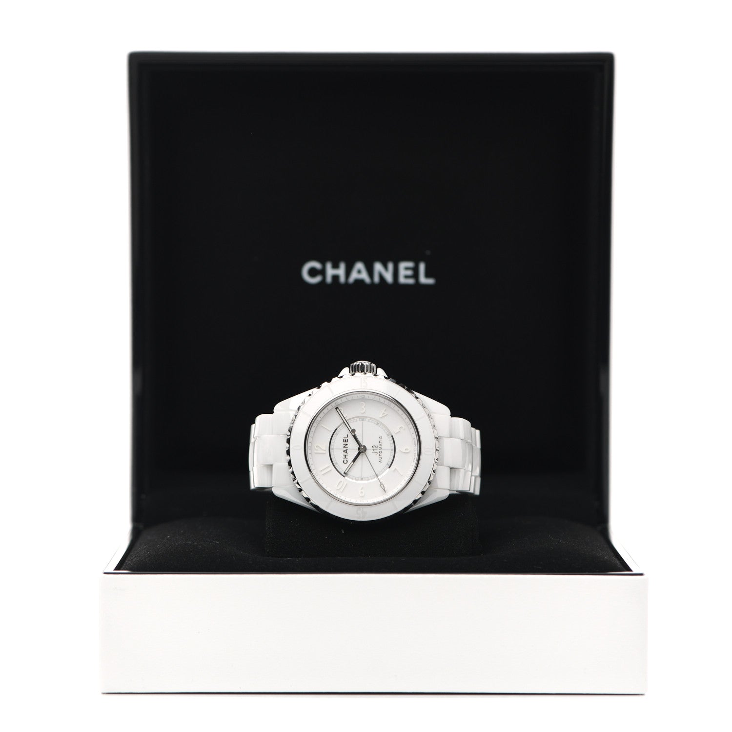 Chanel Stainless Steel Ceramic 38mm J12 Automatic Watch White 5 of 5