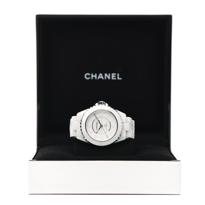 Chanel Stainless Steel Ceramic 38mm J12 Automatic Watch White 5 of 5