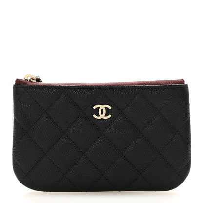 Chanel Caviar Quilted Small Cosmetic Case Black 1 of 8