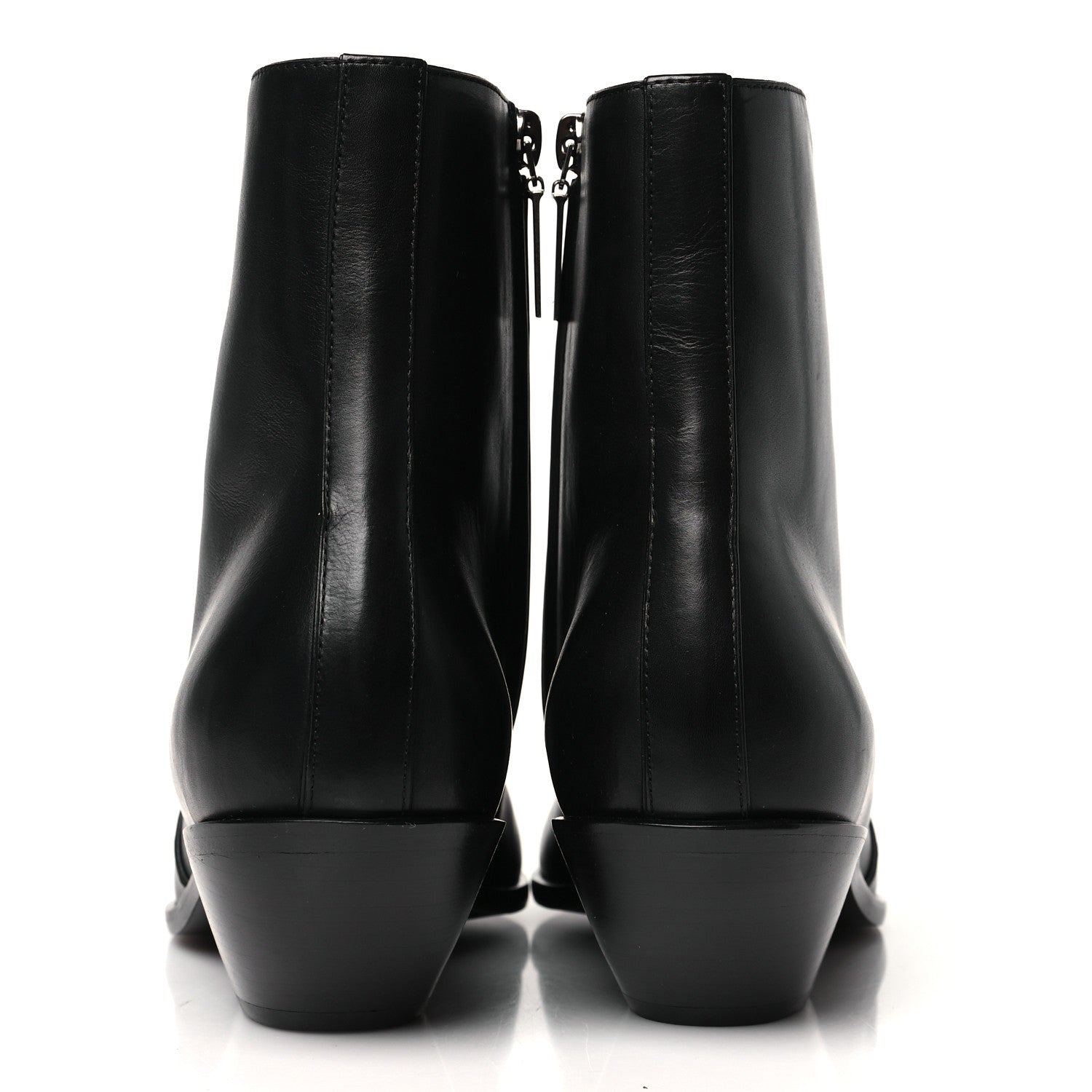 Saint Laurent Calfskin West 45 Chelsea Boots 37 Black 6 of 10