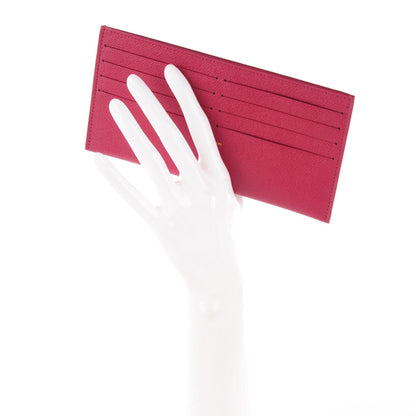 Louis Vuitton Calfskin Felicie Card Holder Insert Fuchsia 2 of 6