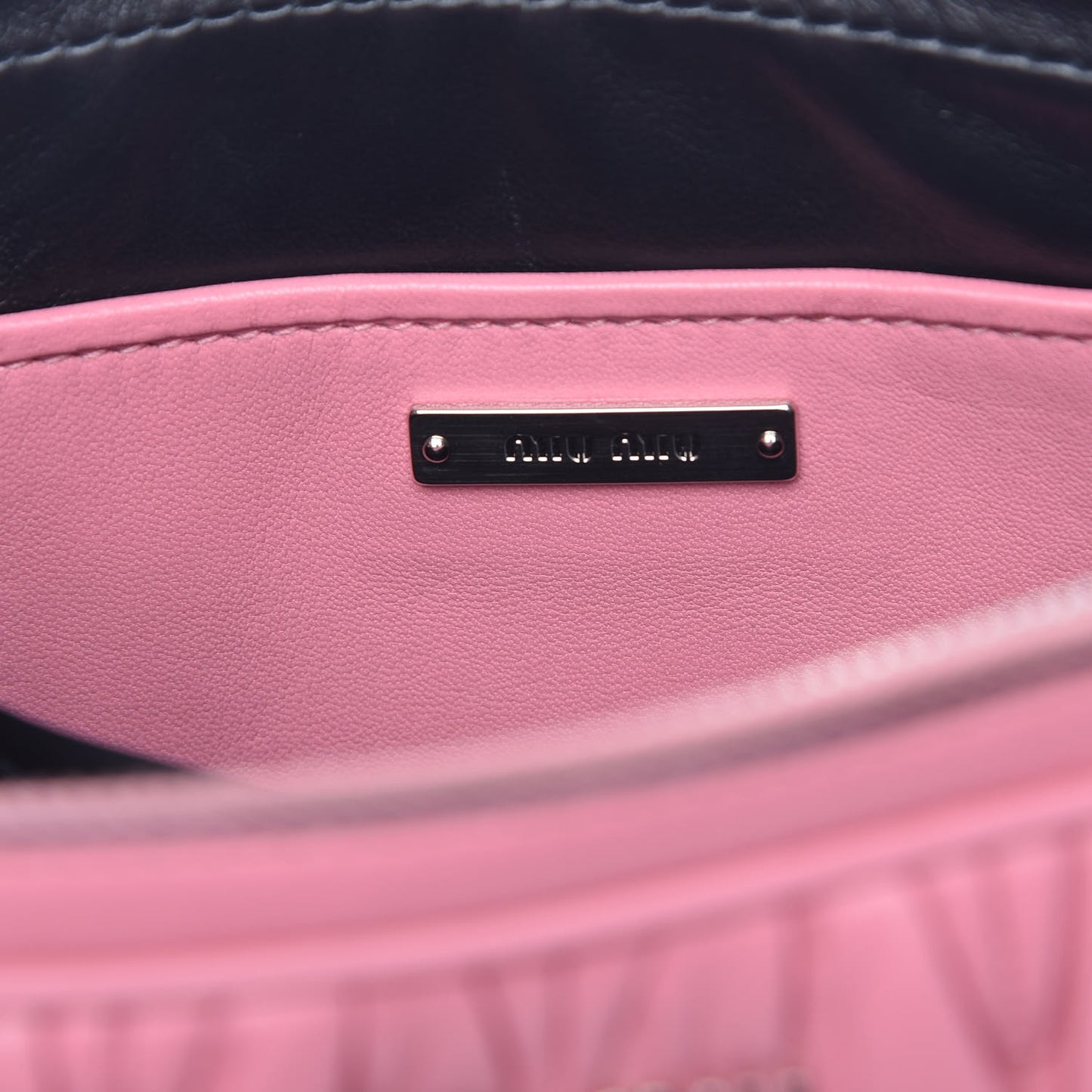 Nappa Matelasse Cavallino Patch Double Zip Shoulder Bag Miele Moro