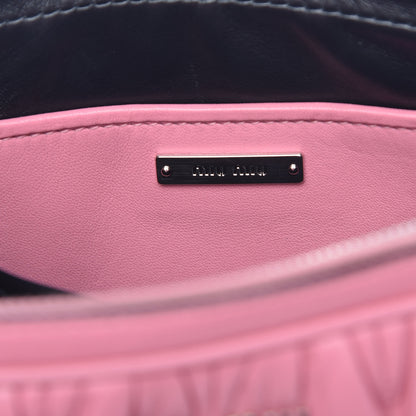 Miu Miu Nappa Matelasse Cavallino Patch Double Zip Shoulder Bag Miele Moro 10 of 14