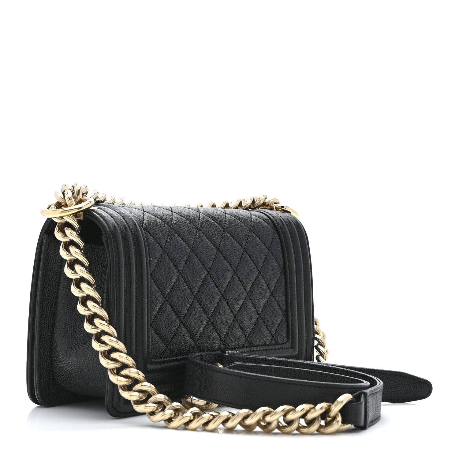 Chanel Caviar Quilted Small Boy Flap Black 3 of 10
