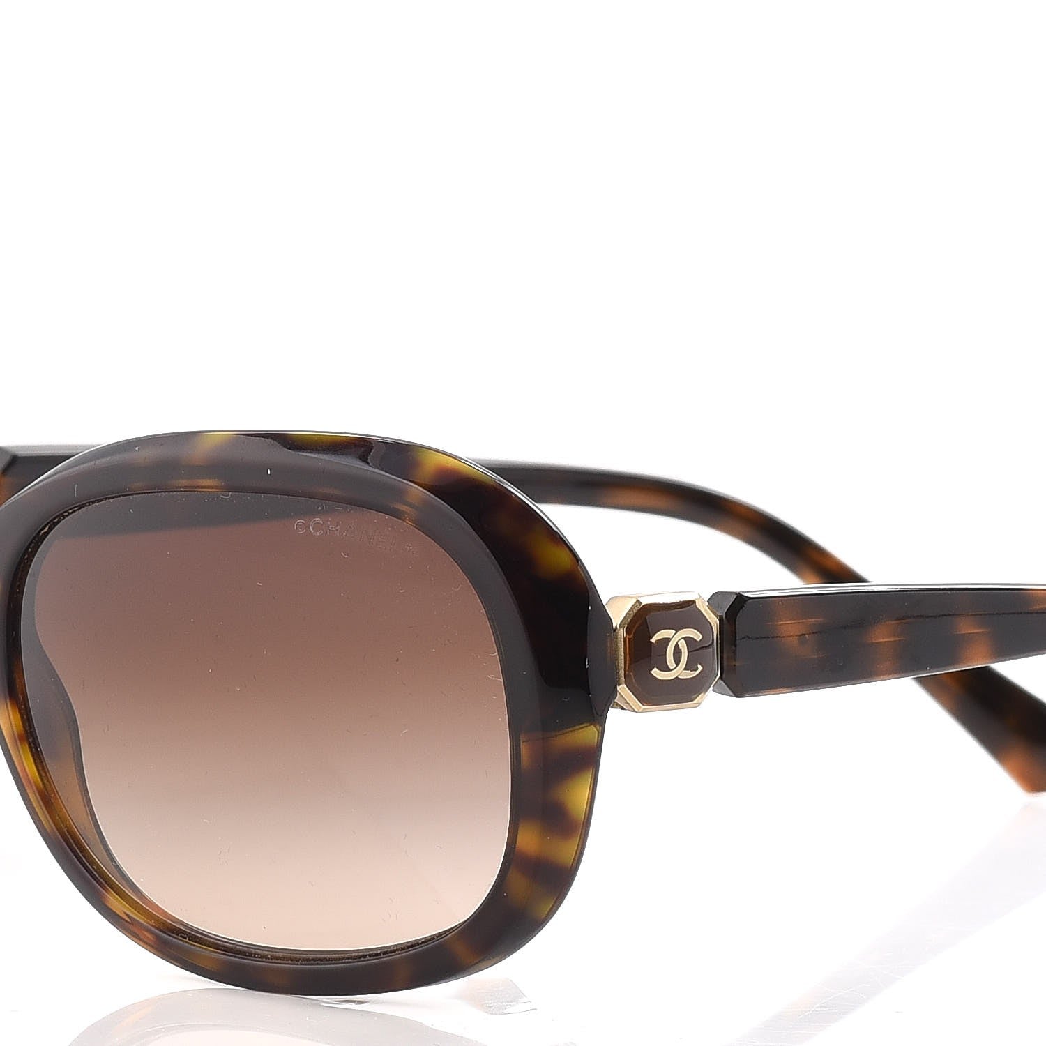 Chanel CC Sunglasses 5286 Havana Brown 5 of 9
