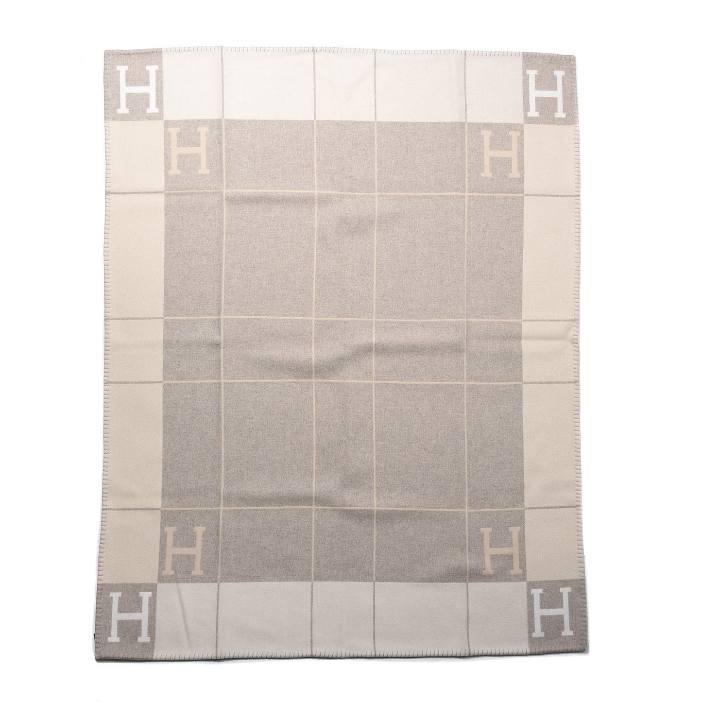 Wool Cashmere Avalon III Blanket Coco Camomille