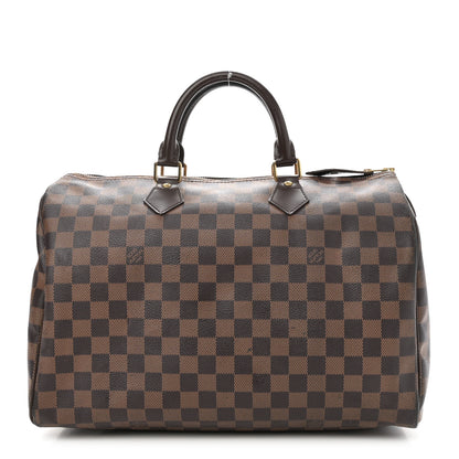 Louis Vuitton Damier Ebene Speedy 35 1 of 14