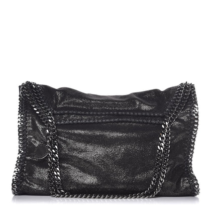 Stella McCartney Metallic Shaggy Deer Small Falabella Tote Black 1 of 11