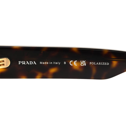 Prada Acetate Polarized Sunglasses SPR 17Z Havana 5 of 7