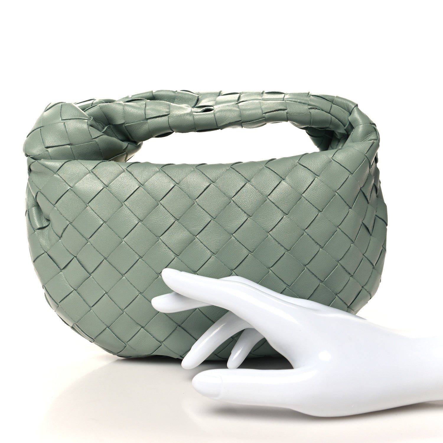 Bottega Veneta Nappa Intrecciato Mini Jodie New Sauge 2 of 11