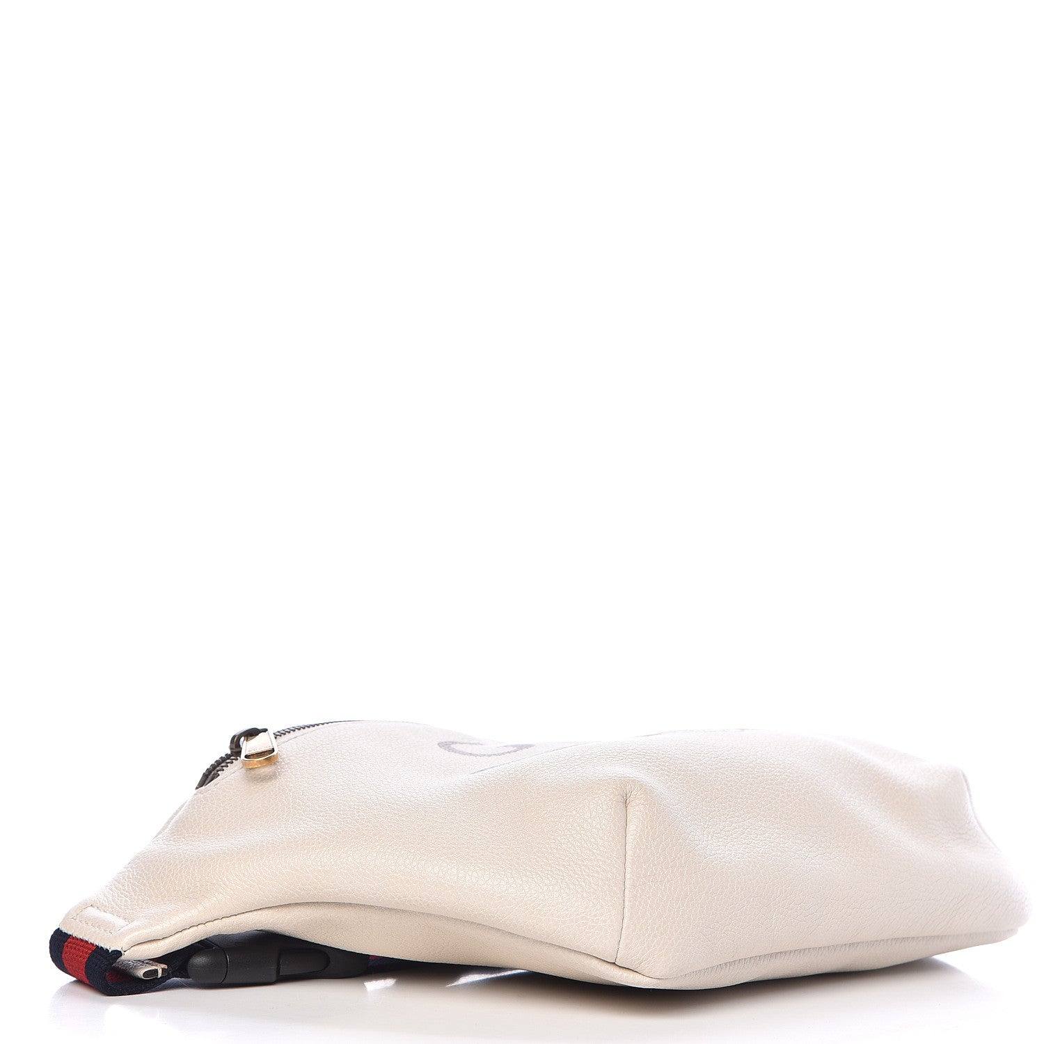 Gucci Grained Calfskin Logo Belt Bag White 4 of 18