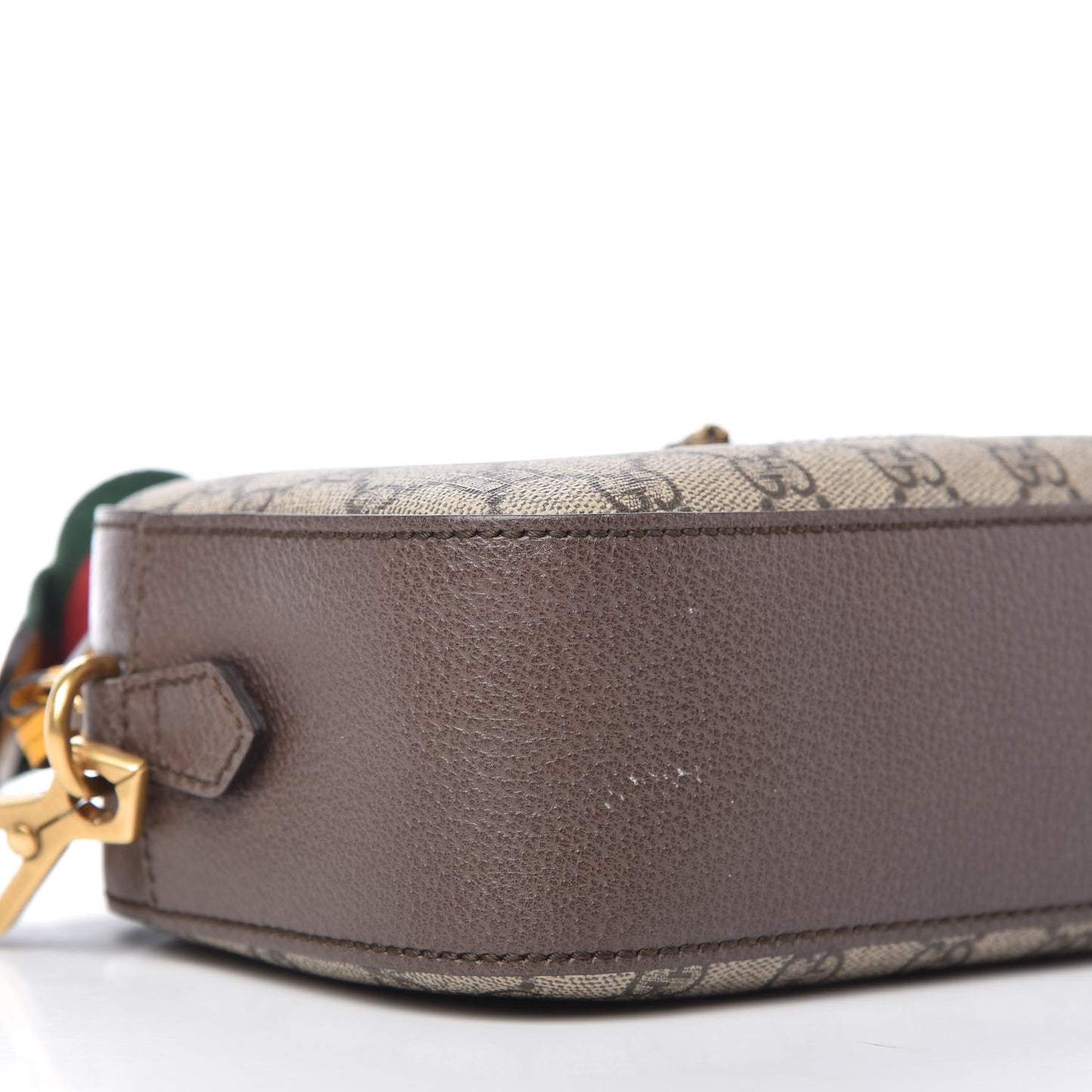 GG Supreme Monogram Web Neo Vintage Shoulder Bag Beige New Acero Crop
