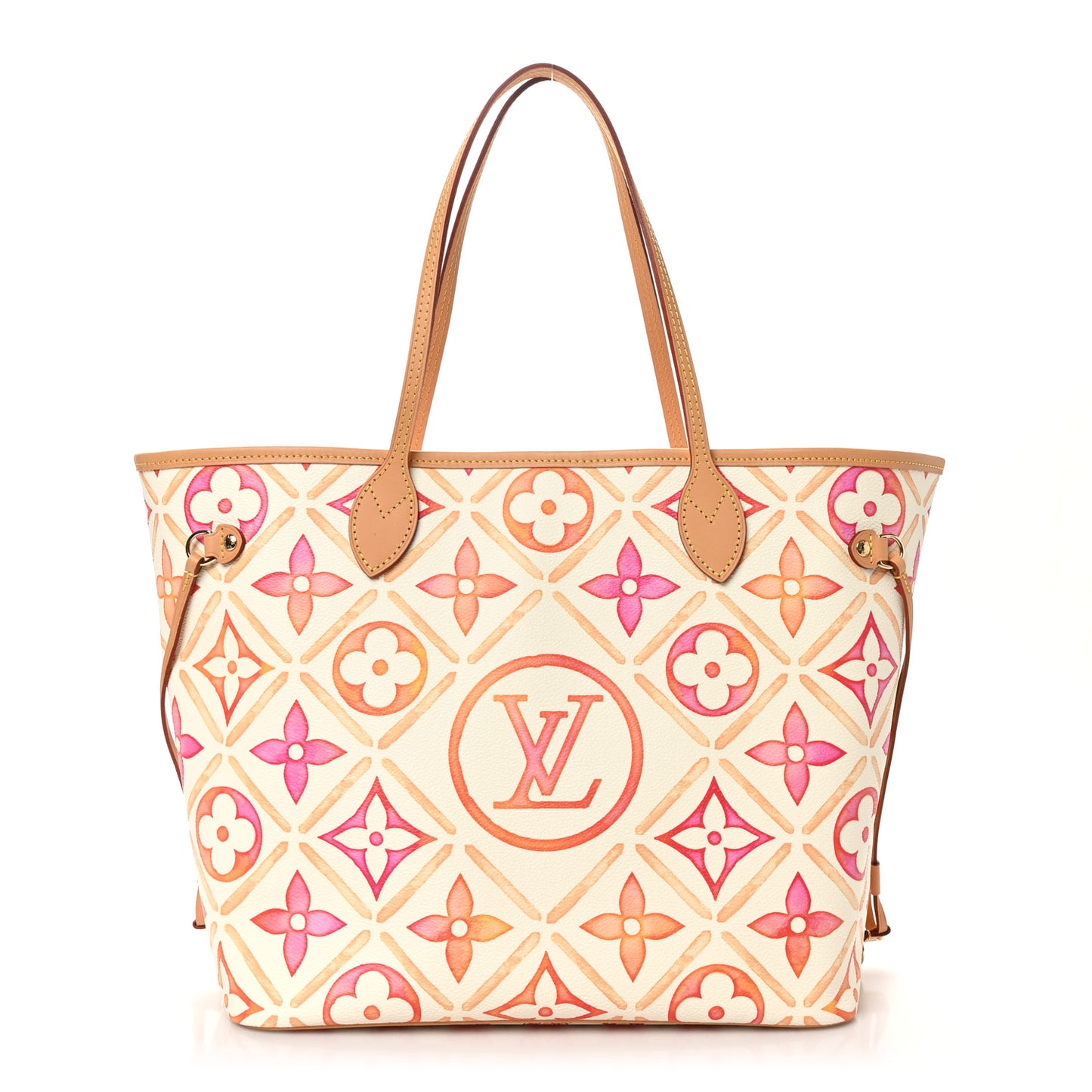 Monogram Giant By The Pool 2.0 Neverfull MM Coral