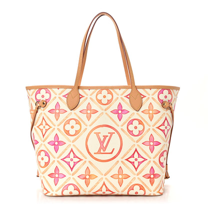 Louis Vuitton Monogram Giant By The Pool 2.0 Neverfull MM Coral 1 of 10