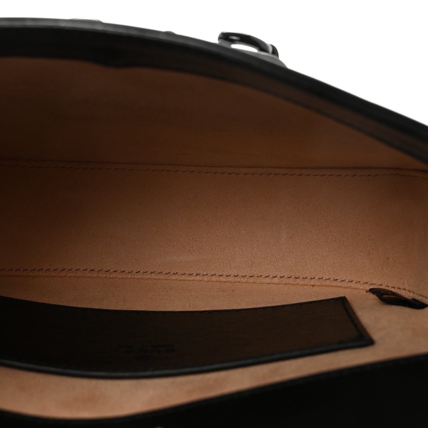 Azalea Calfskin Web Monochrome Small Horsebit 1955 Shoulder Bag Black