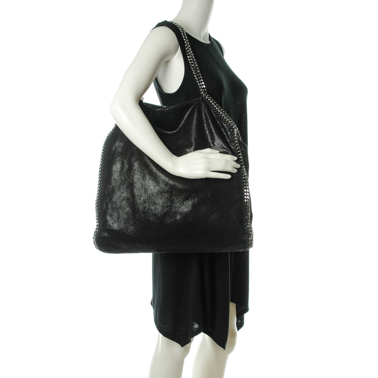 Shaggy Deer Big Falabella Tote Black