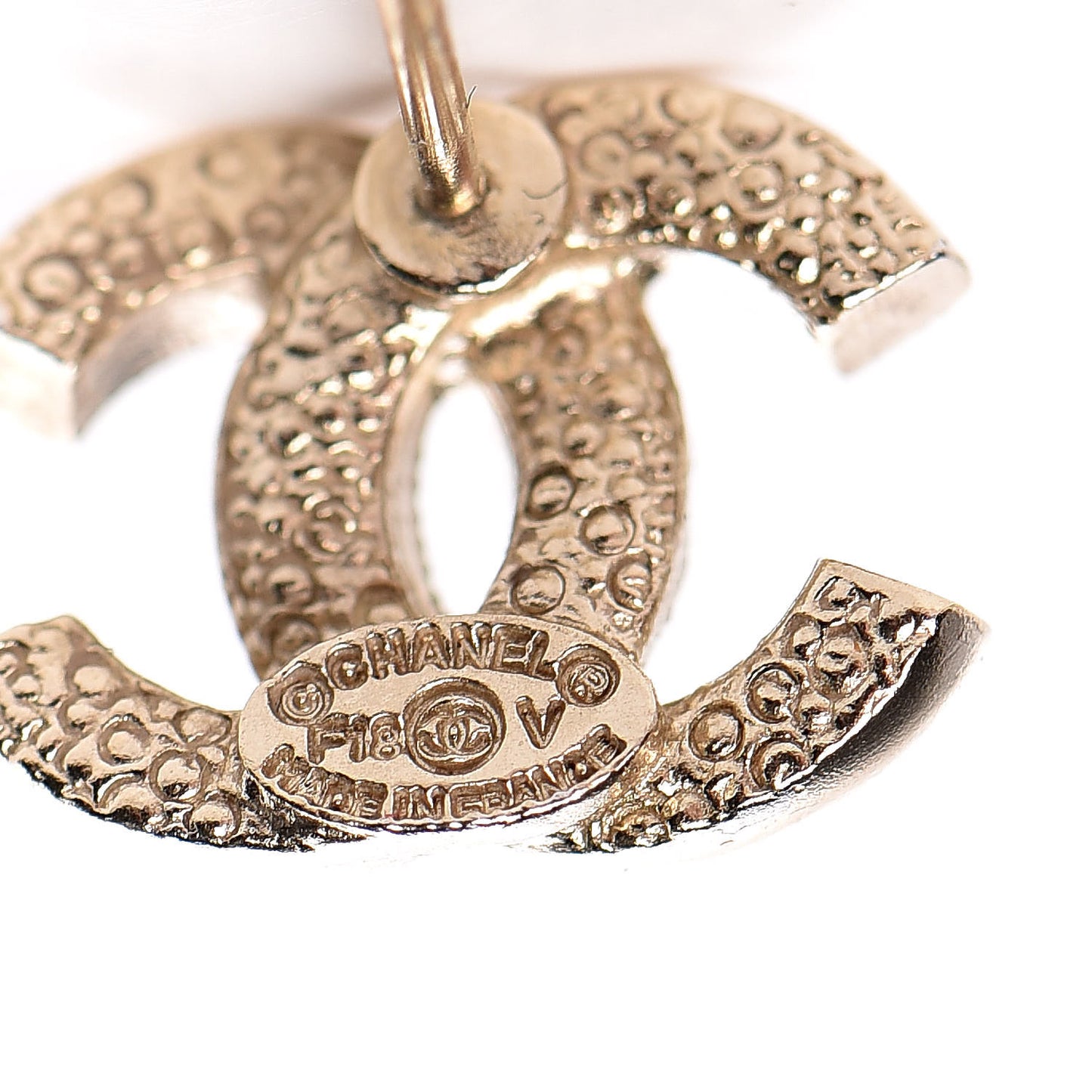Crystal CC Earrings Gold