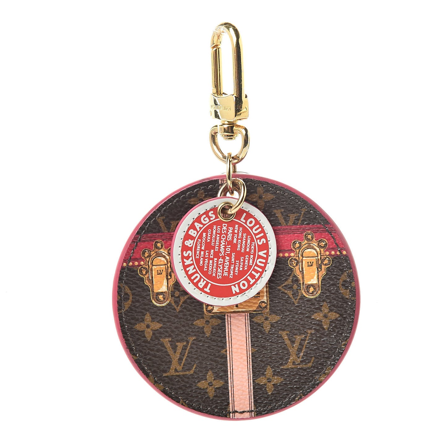 Monogram Summer Trunks Bag Charm Key Holder