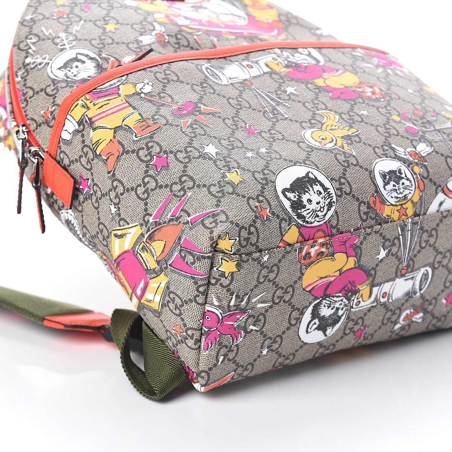 Gucci GG Supreme Monogram Space Cats Childrens Backpack 9 of 10