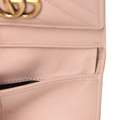 Gucci Calfskin Matelasse GG Marmont Wallet Perfect Pink 7 of 7