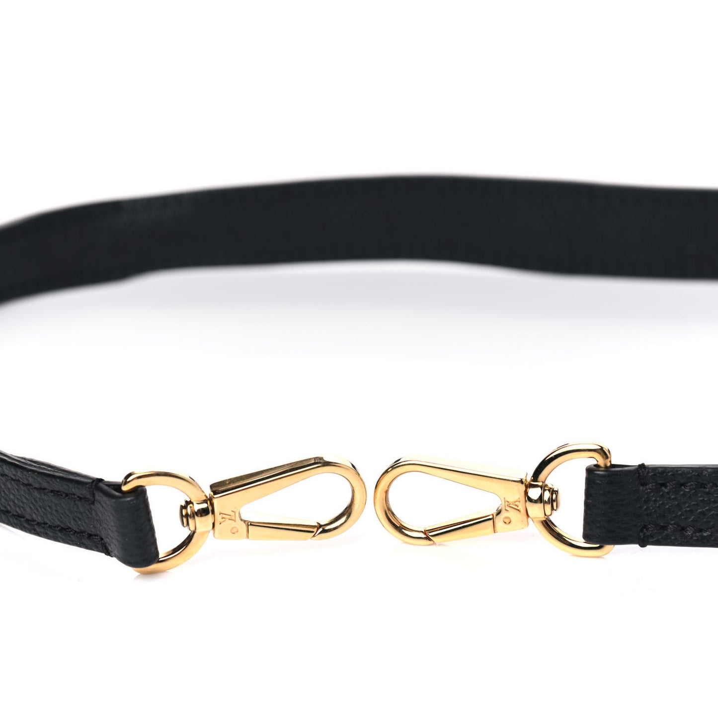 Calfskin Montaigne Shoulder Strap Black