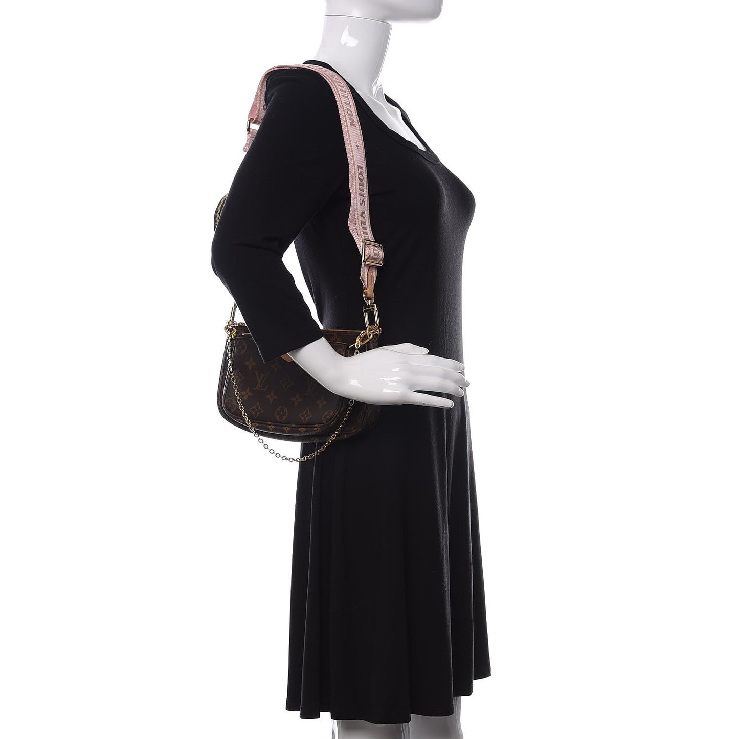 Monogram Multi Pochette Accessories Rose Clair