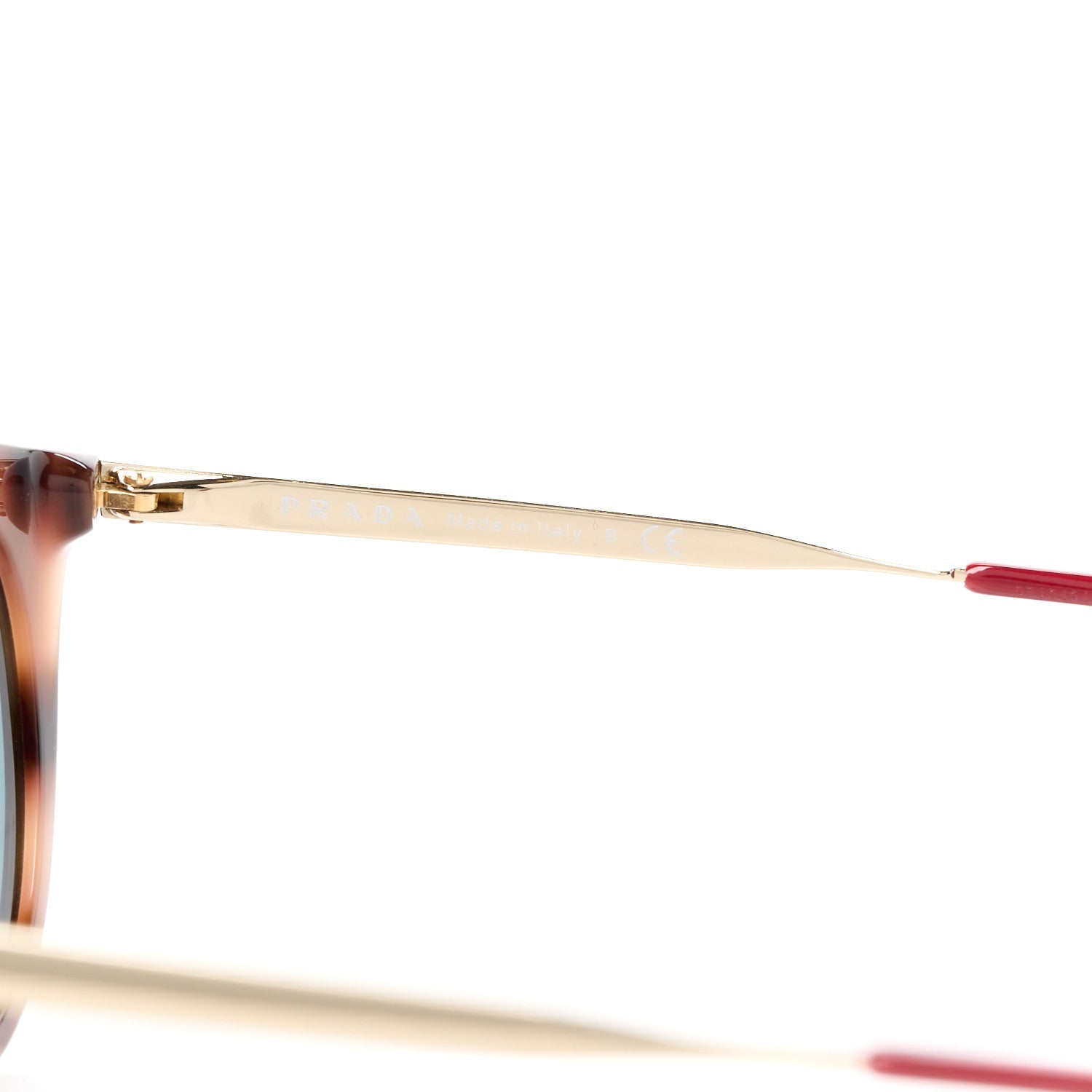 Prada Cinema Polarized Sunglasses SPR23S Havana 6 of 9