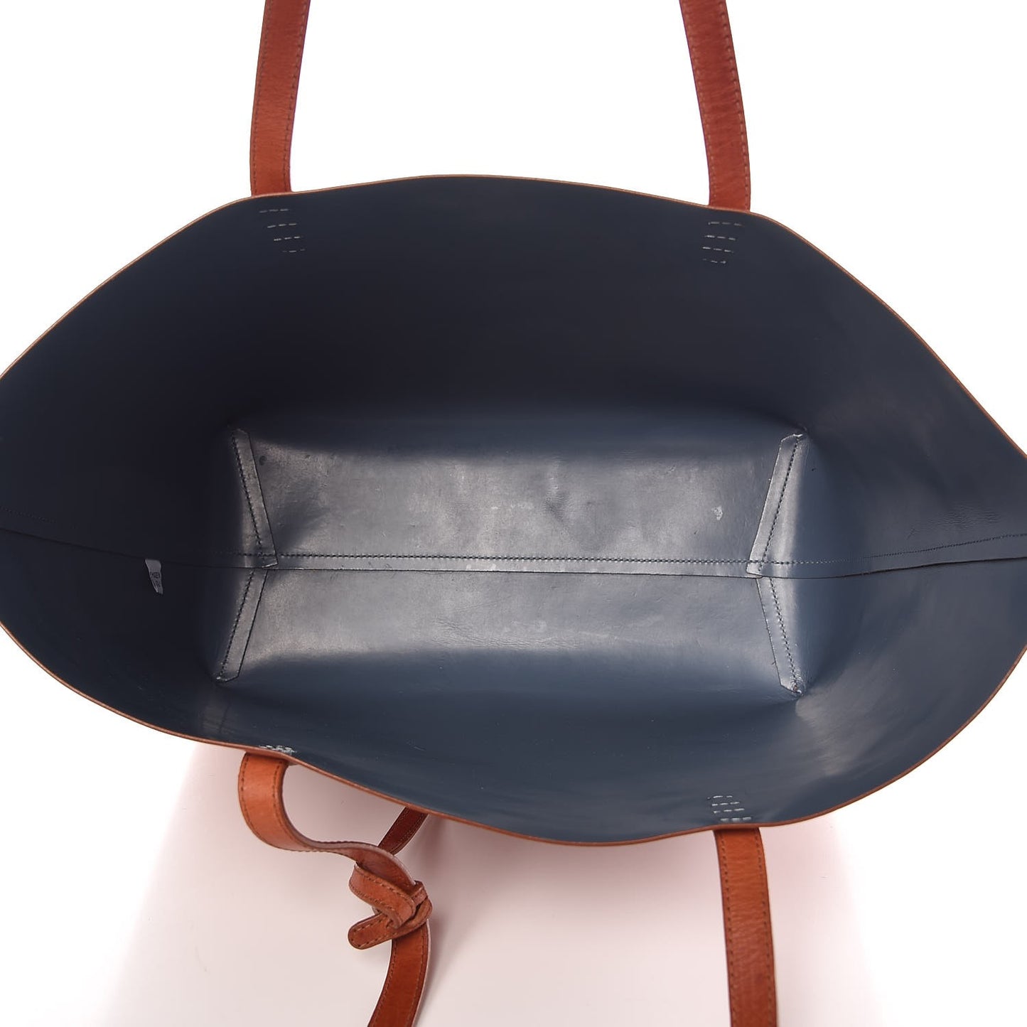 Calfskin Large Shopping Tote Brandy Avion