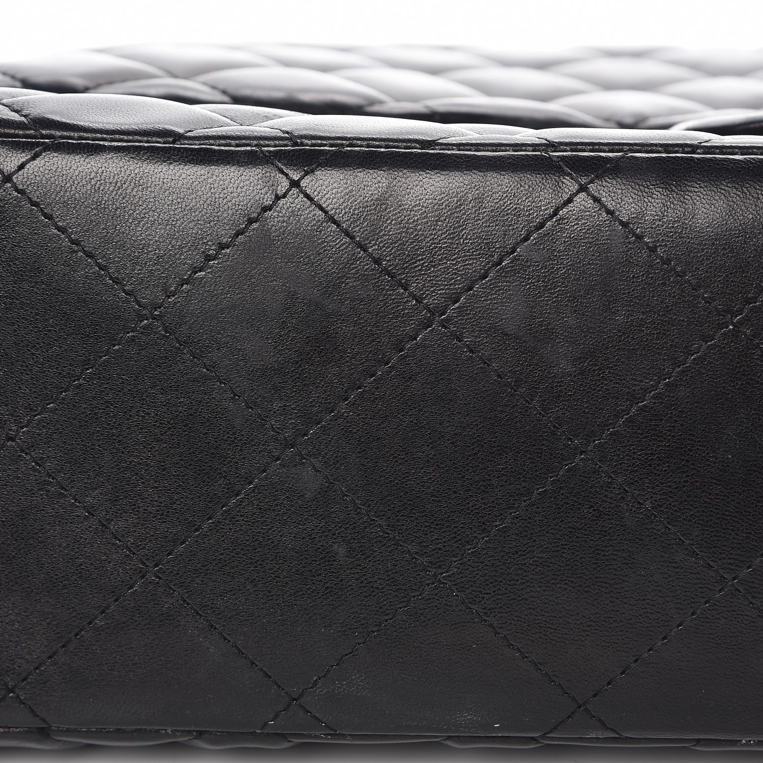 Chanel Lambskin Quilted Maxi Single Flap Black 9 of 11