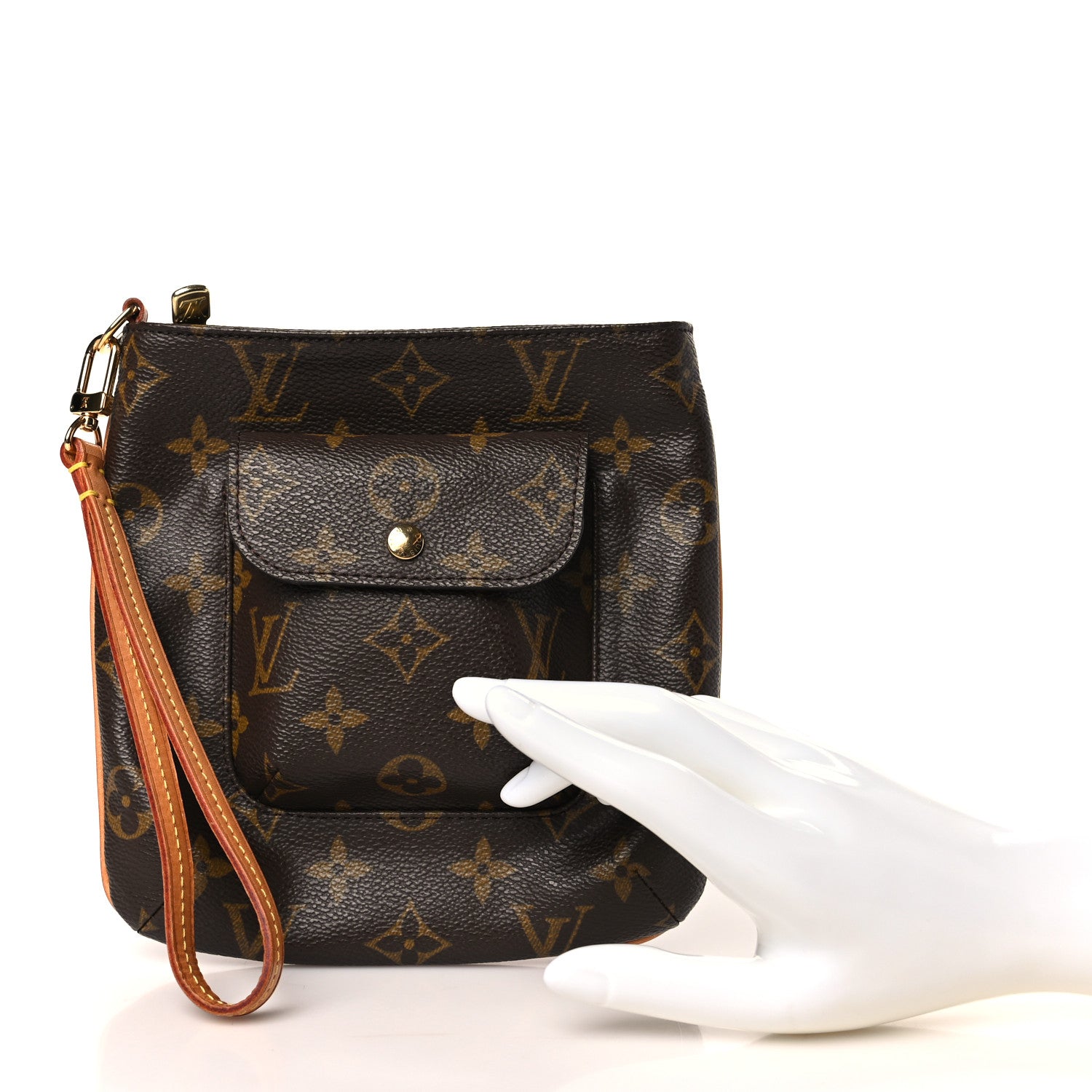 Louis Vuitton Monogram Partition Wristlet 2 of 8