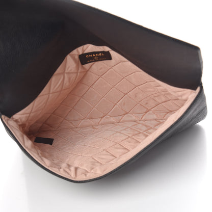 Chanel Caviar Quilted CC Box Flap Pouch Black 5 of 8