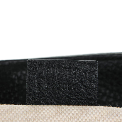Gucci Pebbled Calfskin Medium Soho Chain Shoulder Bag Black 7 of 8
