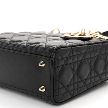 Christian Dior Lambskin Cannage Small My ABCDior Lady Dior Black 9 of 9