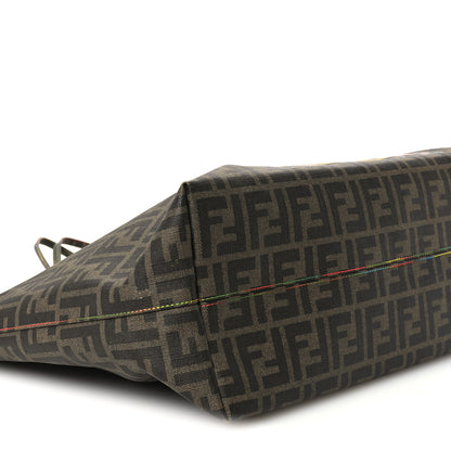 Fendi Zucca Spalmati Print Large Roll Tote Tobacco Multicolor 10 of 11