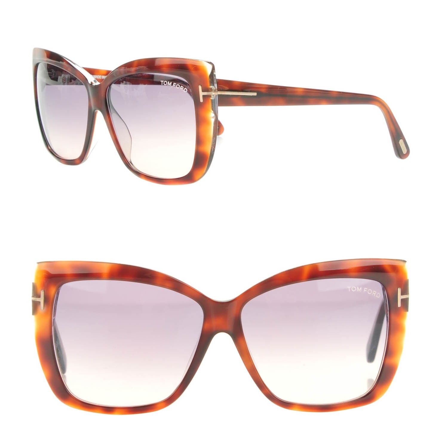 Tom Ford Irina TF390 Sunglasses Tortoise 1 of 6